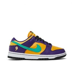 Nike Purple and Yellow Sneakers